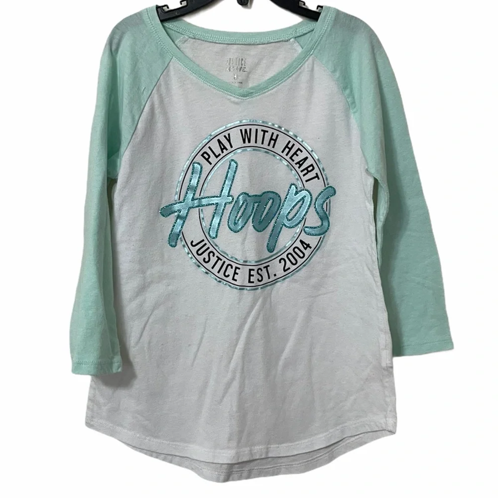 Justice Girls Long Sleeve Shirt Size 8
